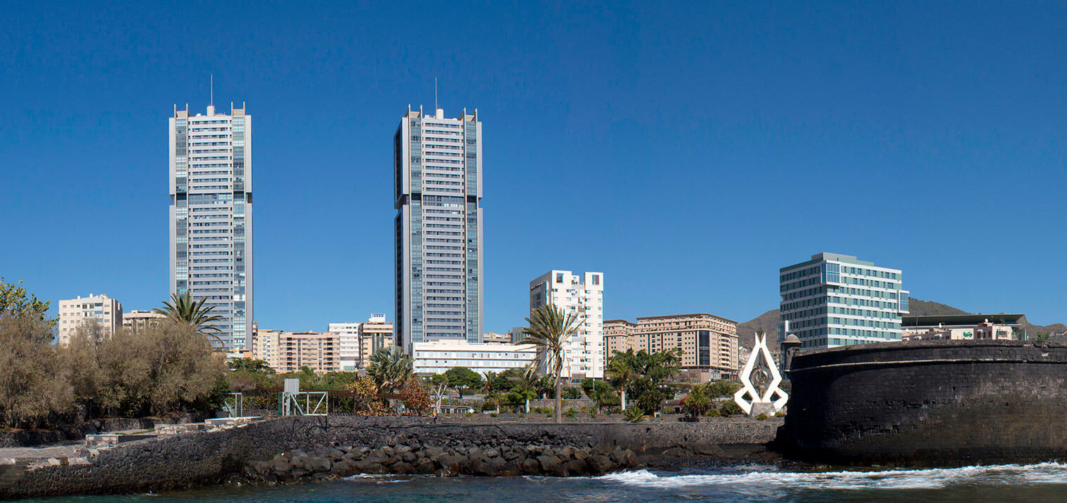 Tours de Santa Cruz de Tenerife depuis la côte