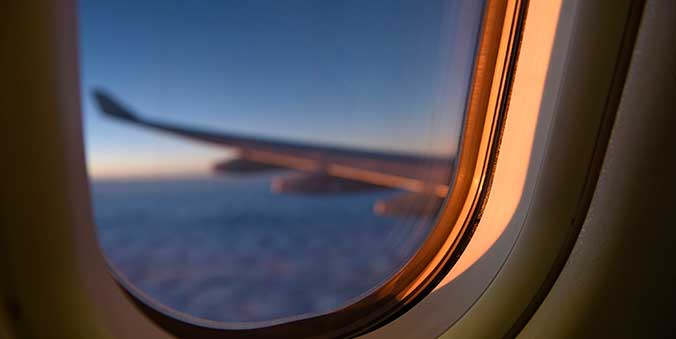 views from the window of the plane